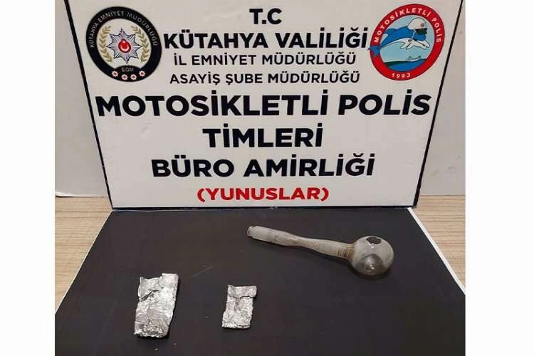 Kütahya'da uyuşturucu tacirleri engellendi haberinin görseli