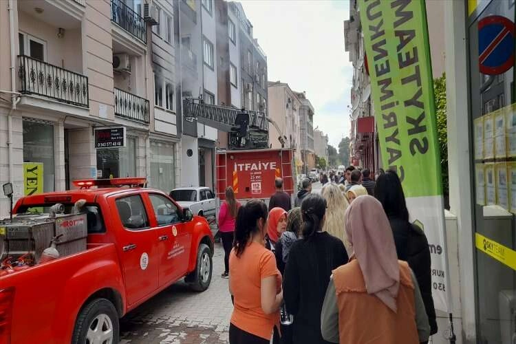Muğla’da evde yangın çıktı haberinin görseli