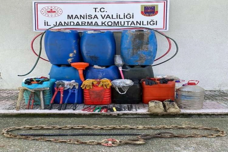 Mazot hırsızlarına suçüstü baskın haberinin görseli