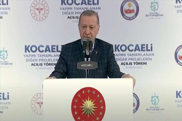 Cumhurbaşkanı Erdoğan, Kocaeli'de törende konuştu haberinin görseli