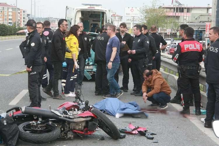 Balıkesir’de motosiklet kazası haberinin görseli