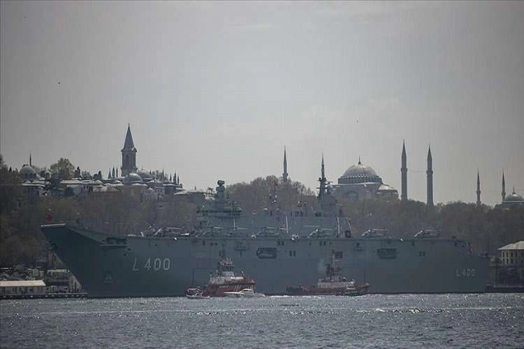 TCG Anadolu gemisi İstanbul'da ziyarete açılacak haberinin görseli