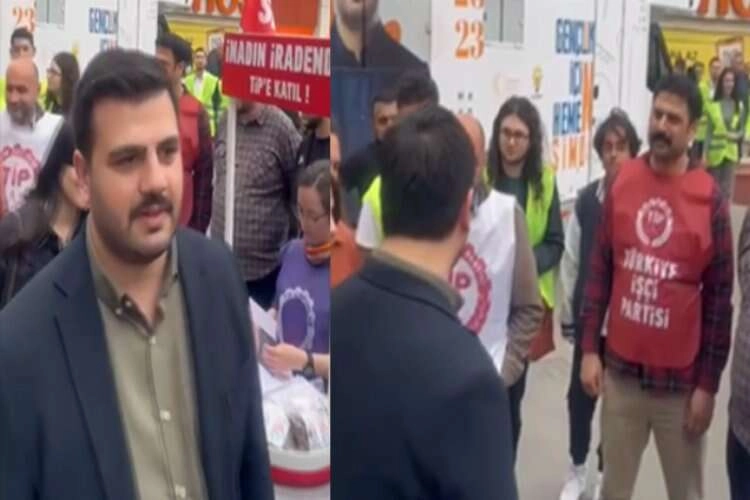 AK Parti'li adaydan TİP standına ziyaret! haberinin görseli