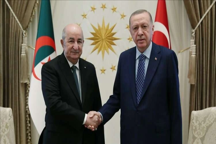 Cumhurbaşkanı Erdoğan Cezayir Cumhurbaşkanı Tebbun ile görüştü haberinin görseli