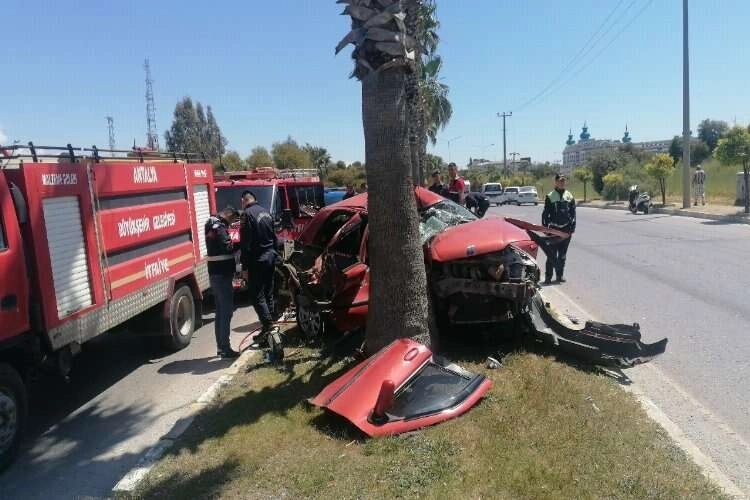 Sollama yaparken palmiyeye çarptı ağır yaralandı haberinin görseli