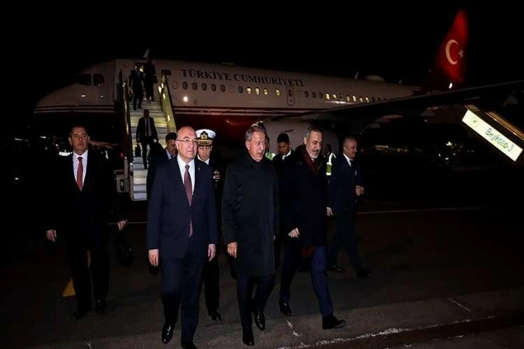 Milli Savunma Bakanı Akar ve MİT Başkanı Fidan Moskova’da haberinin görseli