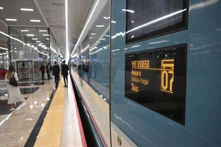 Ankara-Sivas arası hızlı tren hattında ilk sefer haberinin görseli