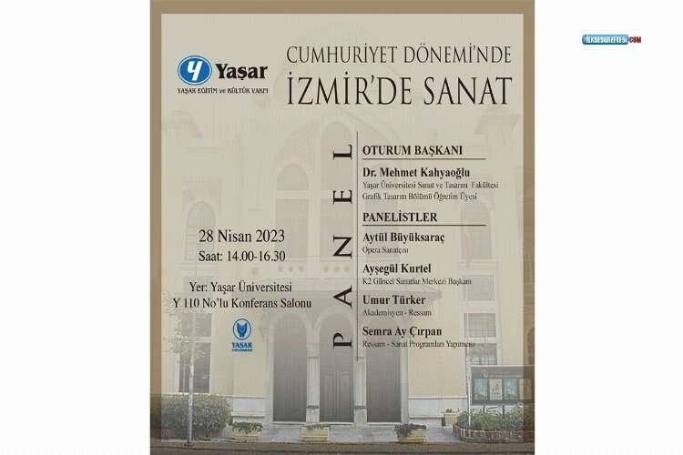 “Cumhuriyet Dönemi'nde İzmir'de Sanat” konuşulacak haberinin görseli