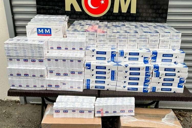 Uşak'ta kaçak sigara operasyonu haberinin görseli