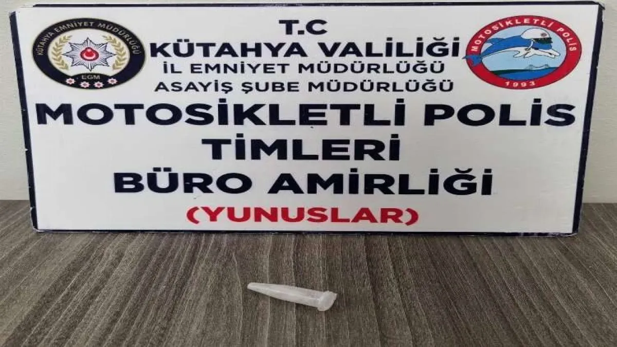 Kütahya'da uyuşturucu taciri yakalandı haberinin görseli