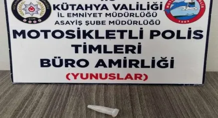 Kütahya'da uyuşturucu taciri yakalandı haberinin görseli