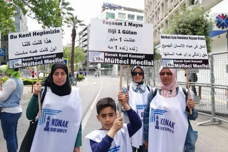 Konak Mülteci Merkezi’nden 1 Mayıs çağrısı haberinin görseli