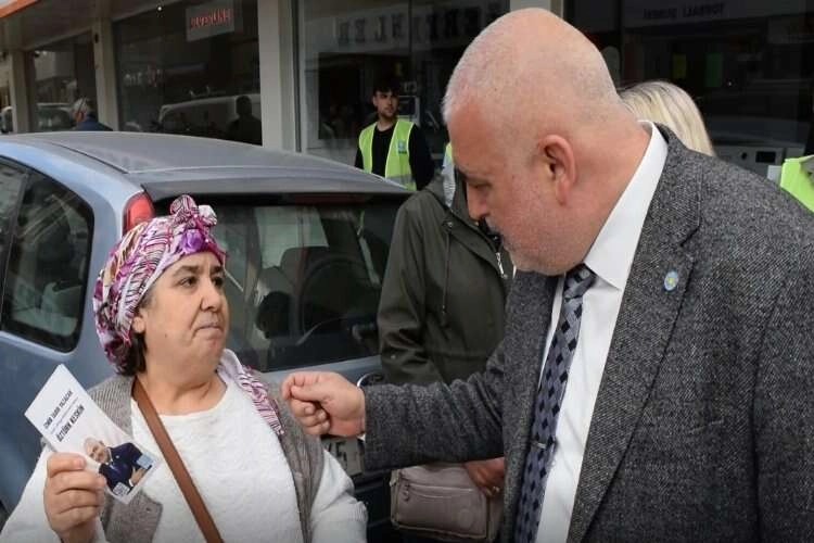 Vatandaş İYİ Partili Keskin'e dert yandı haberinin görseli