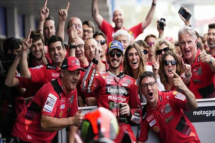 MotoGP İspanya Grand Prix'sini Bagnaia kazandı haberinin görseli