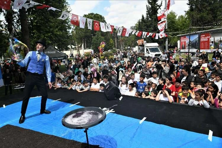 Çamdibi şenlik ile renklendi haberinin görseli