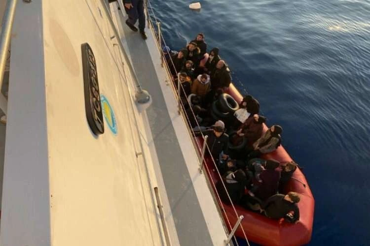 Muğla açıklarında göçmen hareketliliği haberinin görseli