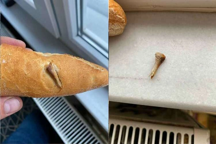 Ekmeğinden kemik çıkan müşteriye bakkaldan şok cevap haberinin görseli