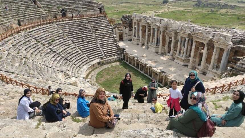 Manisalı fotoğrafçılar Pamukkale'de eğitim aldı