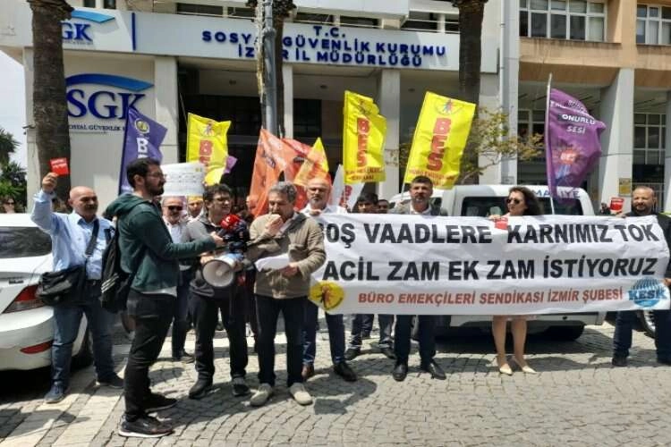 BES İzmir’den ek zam talebi: Bizi oylayanlara oy yok! haberinin görseli