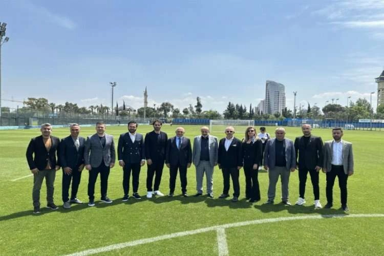 TFF Başkanı Adana Demirspor'u ziyaret etti 