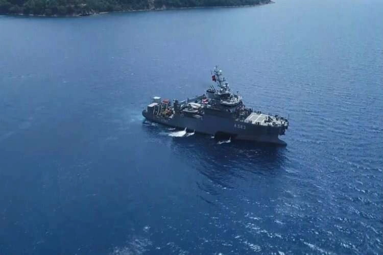 Kurtaran 2023'ün tatbikatı TCG Alemdar gemisinde yapıldı haberinin görseli