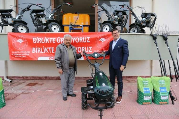 Muğla'da üreticilere makine-ekipmandesteği sağlandı haberinin görseli