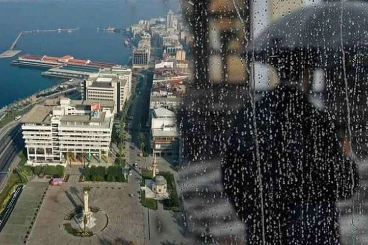 İzmir'de kavurucu sıcaklara, sağanak molası haberinin görseli