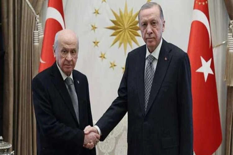 Erdoğan ve Bahçeli bir araya geldi