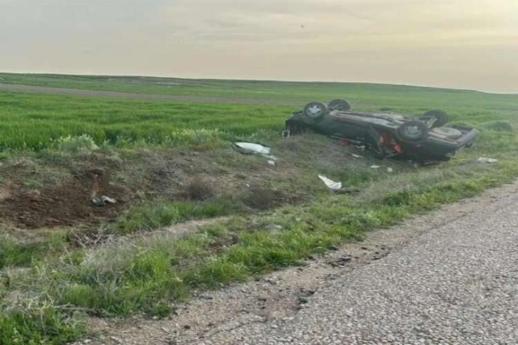 Afyonkarahisar'da bir otomobil takla attı haberinin görseli
