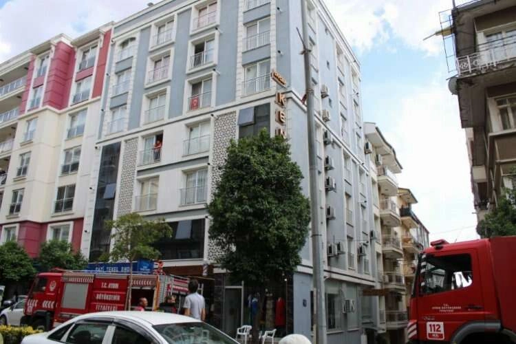 Aydın alarma geçti: Otel odasındaki şofbende yangın