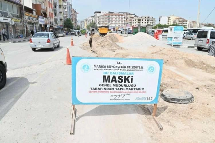Avni Gemicioğlu Caddesi'nde altyapı çalışmaları sürüyor haberinin görseli