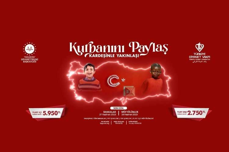Vekaletle kurban kesim bedelleri açıklandı haberinin görseli