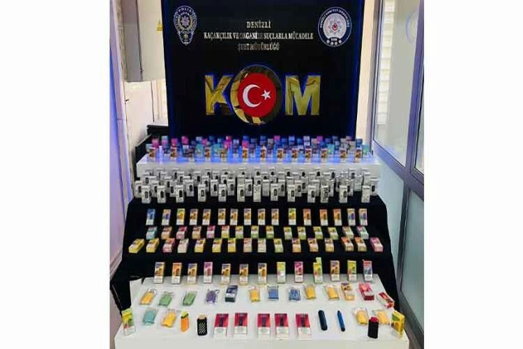 Denizli'de kaçakçılık operasyonu! haberinin görseli
