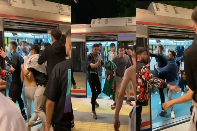 Marmaray'da kavga: İki grup birbirine girdi haberinin görseli