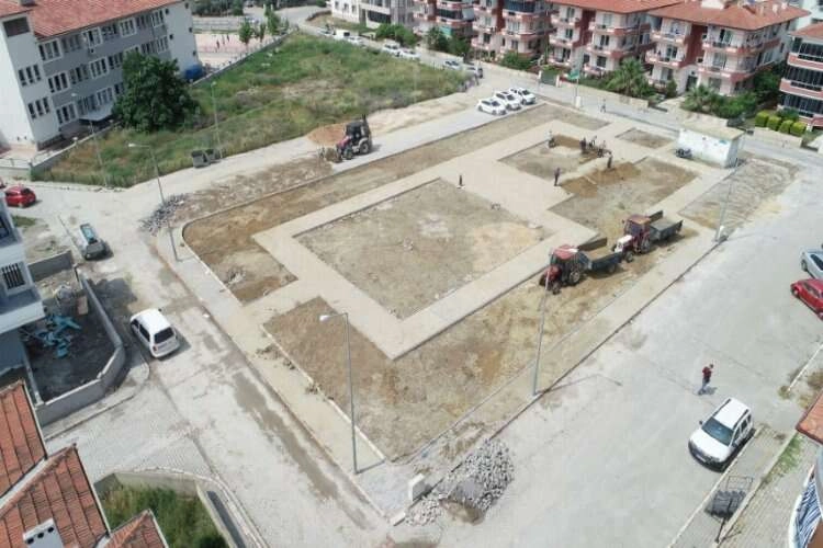 Efes Selçuk'ta yeni park çalışması