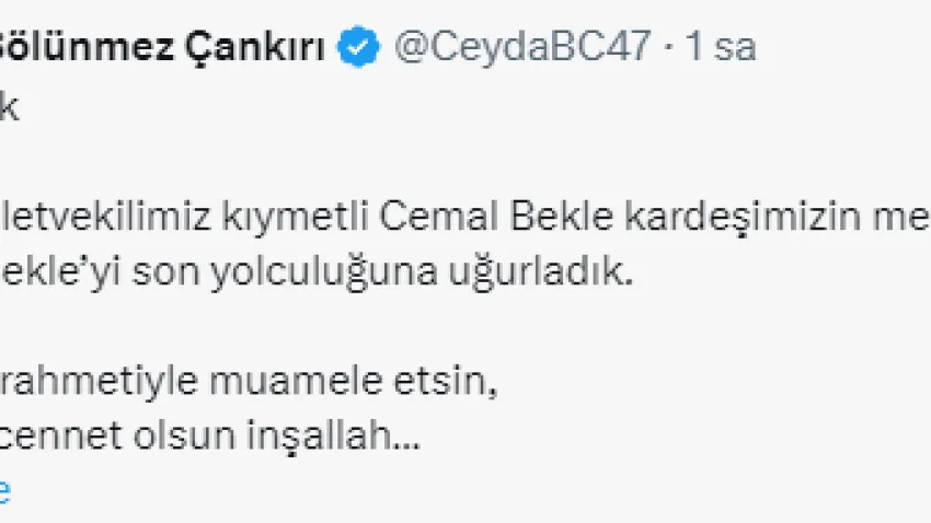 CEYDA BÖLÜNMEZ ÇANKIRI