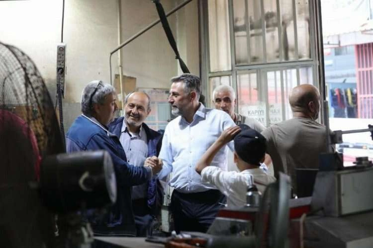 Başkan Sandal Haymanalılarla buluştu haberinin görseli