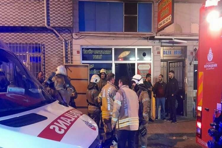 Fatih'te pide fırınında yangın... Feci şekilde can verdiler haberinin görseli