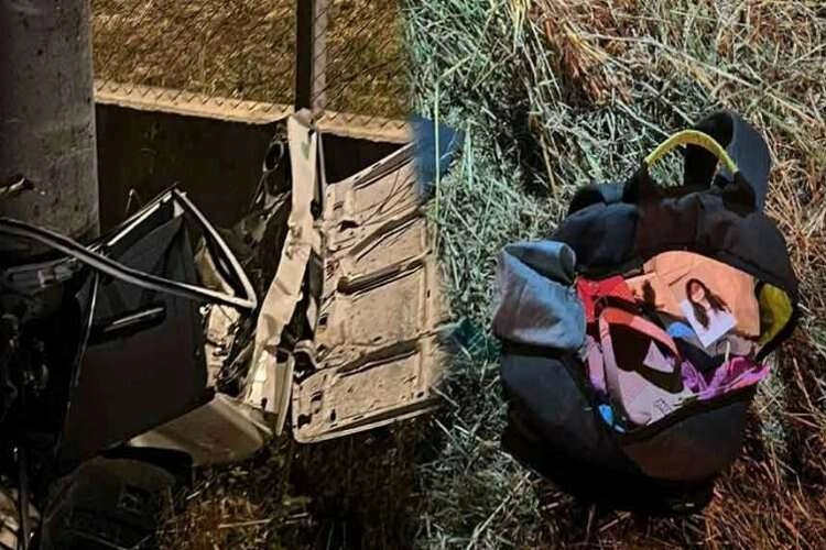 Muğla'da feci kaza! Araç hurdaya döndü haberinin görseli