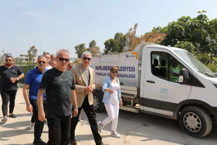 Başkan Engin mahalle gezilerine devam ediyor haberinin görseli