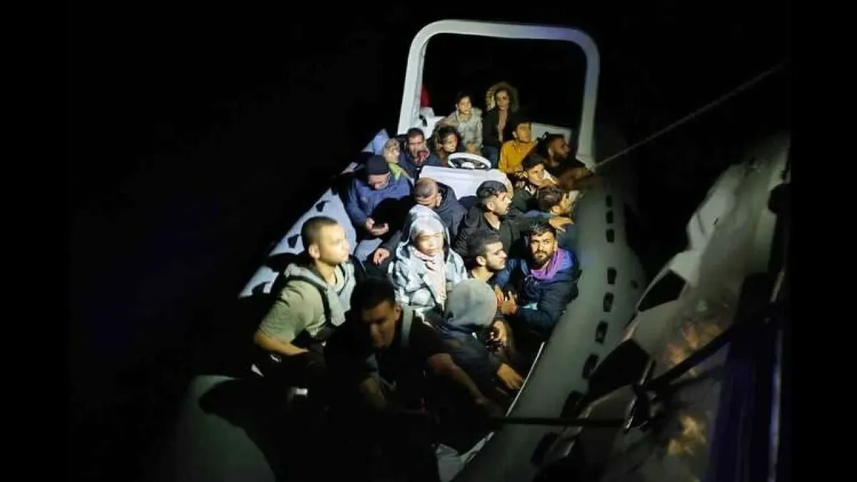 Muğla açıklarında düzensiz göçmenler kurtarıldı haberinin görseli