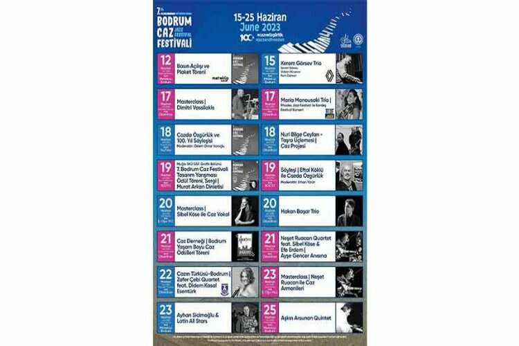Uluslararası Bodrum Caz Festivali'ne sayılı günler haberinin görseli