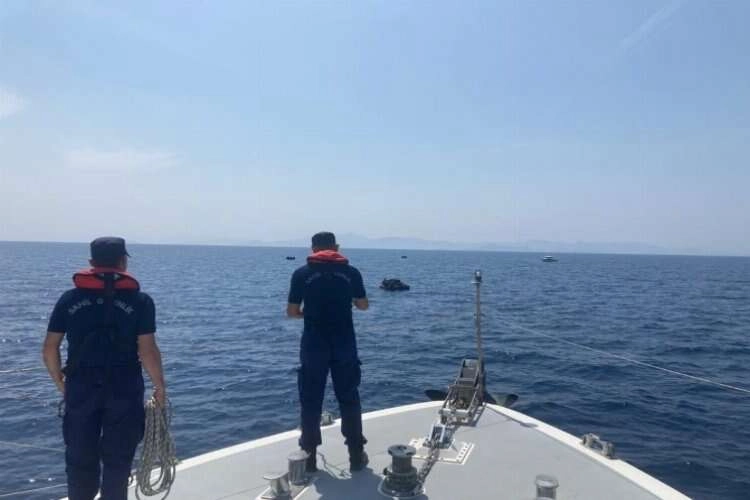Aydın kara sularında düzensiz göçmen hareketliliği haberinin görseli