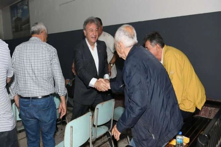 Başkan Mustafa İduğ esnafla buluştu haberinin görseli