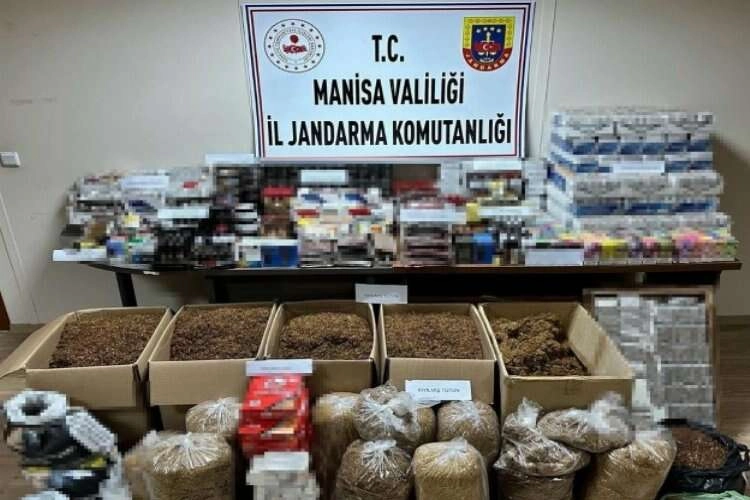 Manisa'da kaçak tütün operasyonu haberinin görseli