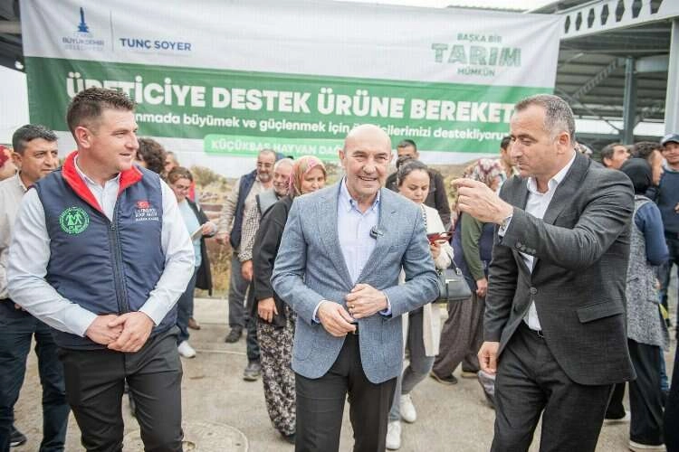 İzmir'den üreticiye küçükbaş hayvan desteği haberinin görseli
