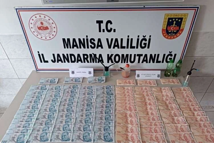 Manisa'da sahte banknotlar ele geçirildi haberinin görseli