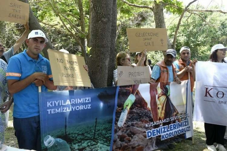 Dünya Çevre Günü’nde Aydın’da kıyı temizliği