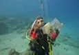 Antalya Kaş'ta deniz dibi temizliği yapıldı
