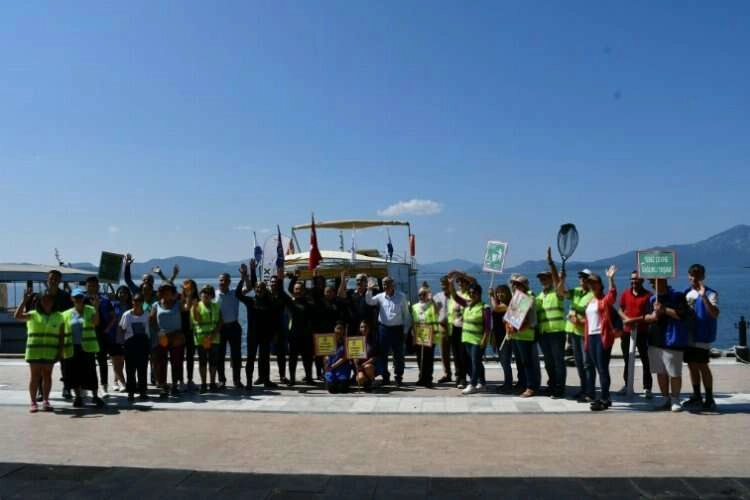 Muğla’nın Köyceğiz ilçesinde göller temizlendi haberinin görseli